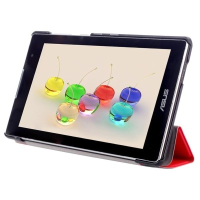 Asus ZenPad C 7 (Z170C) atvēramais sarkans maciņš / Vacins.lv