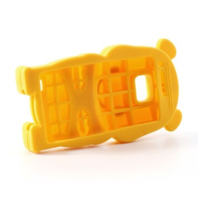 Žaismingas silkoninis Samsung Galaxy S2 i9100 dėklas (dėkliukas) - meškiukas / Priedai.lt