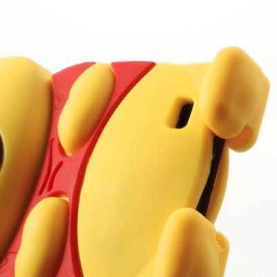 Žaismingas silkoninis Samsung Galaxy S2 i9100 dėklas (dėkliukas) - meškiukas / Priedai.lt