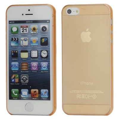 Ploniausias pasaulyje oranžinis Apple iPhone SE (5, 5s) dėklas / Priedai.lt