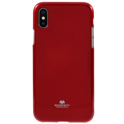 Apple iPhone X (iPhone Xs) Mercury raudonas kieto silikono TPU dėklas - nugarėlė / Priedai.lt