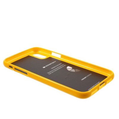 Apple iPhone X (iPhone Xs) Mercury geltonas kieto silikono TPU dėklas - nugarėlė / Priedai.lt