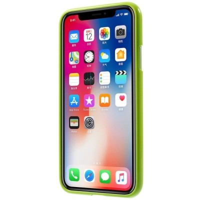 Apple iPhone X (iPhone Xs) Mercury žalias kieto silikono TPU dėklas - nugarėlė / Priedai.lt