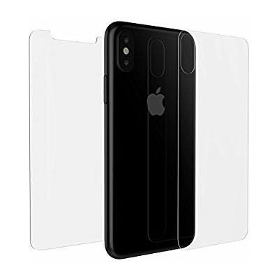 Apple iPhone X (iPhone Xs) aizsargplēves ekrānam un aizmugurējai daļai - dzidras / Vacins.lv