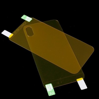 Apple iPhone X (iPhone Xs) aizsargplēves ekrānam un aizmugurējai daļai - dzidras / Vacins.lv