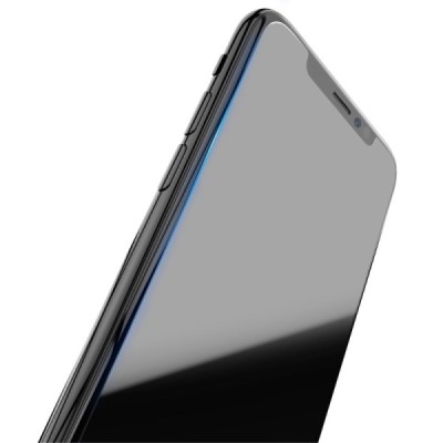 Apple iPhone X (iPhone Xs, 11 Pro) „Benks“ Tempered Glass sustiprintos apsaugos juodas pilnai dengiantis apsauginis ekrano stikl