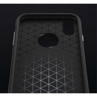 „Rock“ Royce Kickstand pastiprinātas aizsardzības melns Apple iPhone X (iPhone Xs) apvalks / Vacins.lv