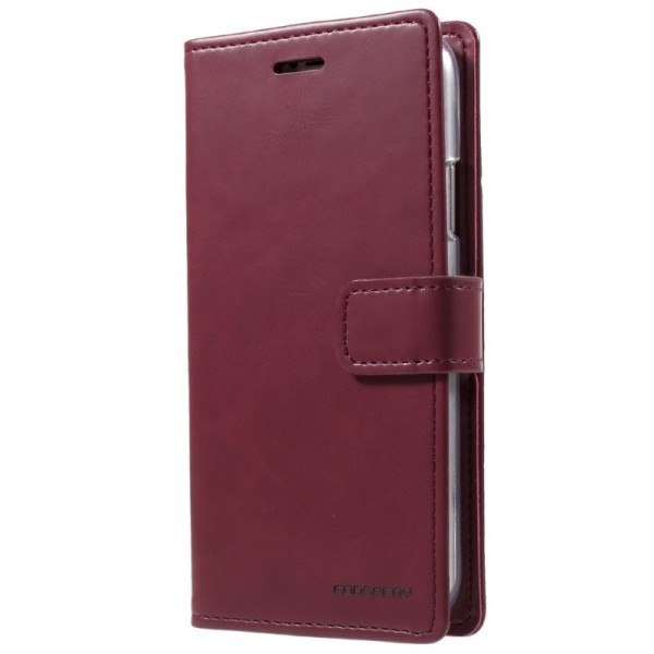 „Mercury“ Blue Moon atverčiamas dėklas - bordo (iPhone X / Xs)