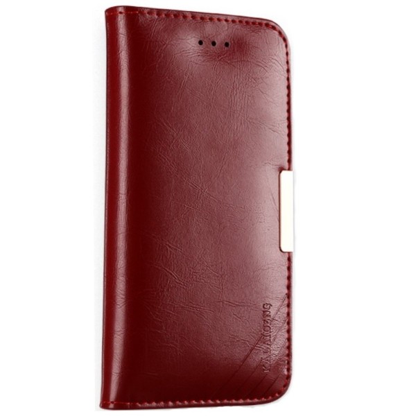 „Kalaideng“ Royale atverčiamas dėklas - bordo (iPhone X / Xs)