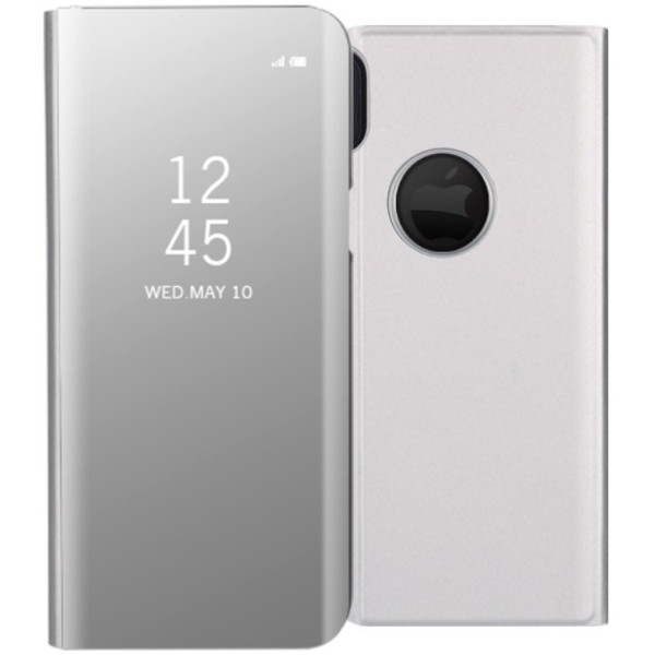Plastmasas atvērams maciņš - sudrabs (iPhone X / Xs)