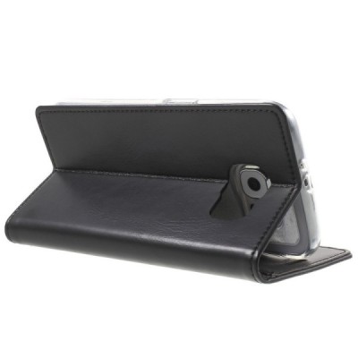 Mercury Blue Moon atverčiamas Samsung Galaxy S6 (G920) juodas odinis dėklas - piniginė / Priedai.lt