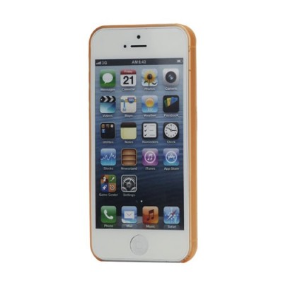 Ploniausias pasaulyje oranžinis Apple iPhone SE (5, 5s) dėklas / Priedai.lt