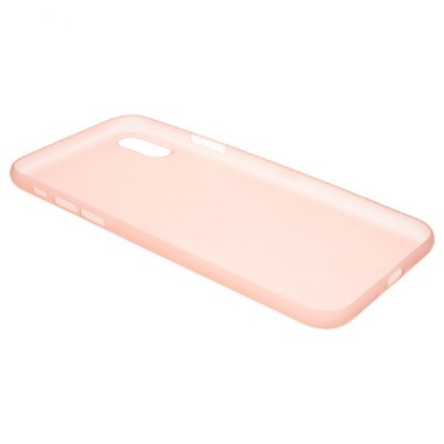 Apple iPhone X (iPhone Xs) pasaulē planākais gaiši rozs futrālis / Vacins.lv