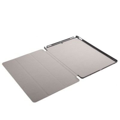 Apple iPad Pro 12.9" 2017 atverčiamas juodas odinis dėklas - knygutė / Priedai.lt