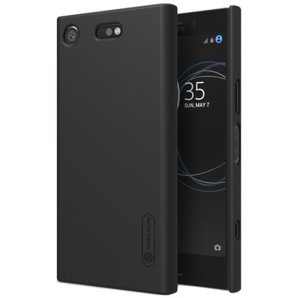 „Nillkin“ Frosted Shield futrālis - melns (Xperia XZ1 Compact)
