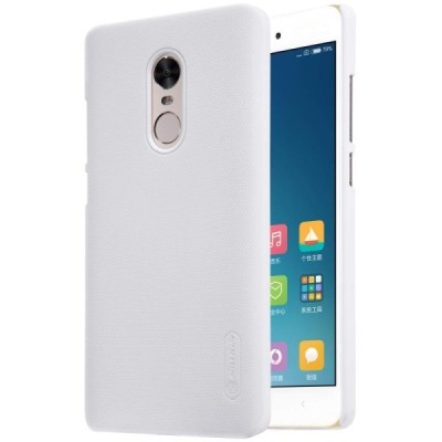 Xiaomi Redmi Note 4 X Nillkin Frosted Shield balts plastmasas apvalks + ekrāna aizsargplēve / Vacins.lv