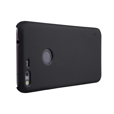 Google Pixel XL Nillkin Frosted Shield melns plastmasas futrālis / Vacins.lv