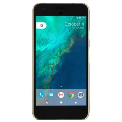 Nillkin Frosted Shield Google Pixel XL auksinis plastikinis dėklas / Priedai.lt