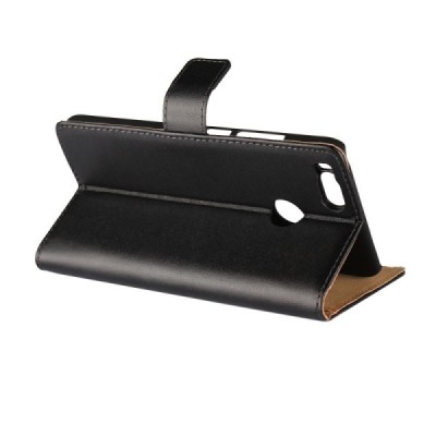 Xiaomi Mi A1 un Mi 5X atvēramais ādas melns Casual maciņš (maks) / Vacins.lv