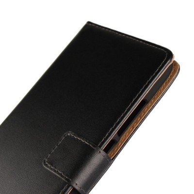 Xiaomi Mi A1 un Mi 5X atvēramais ādas melns Casual maciņš (maks) / Vacins.lv