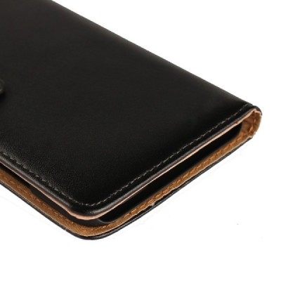 Xiaomi Mi A1 un Mi 5X atvēramais ādas melns Casual maciņš (maks) / Vacins.lv