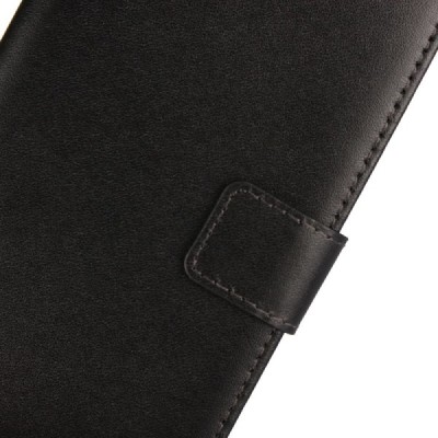 Xiaomi Mi A1 un Mi 5X atvēramais ādas melns Casual maciņš (maks) / Vacins.lv