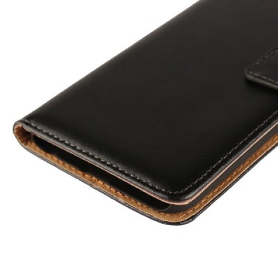 Xiaomi Mi A1 un Mi 5X atvēramais ādas melns Casual maciņš (maks) / Vacins.lv