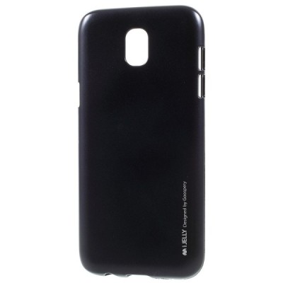Samsung Galaxy J5 2017 (J530) Mercury juodas kieto silikono TPU dėklas - nugarėlė / Priedai.lt
