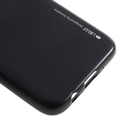 Samsung Galaxy J5 2017 (J530) Mercury juodas kieto silikono TPU dėklas - nugarėlė / Priedai.lt