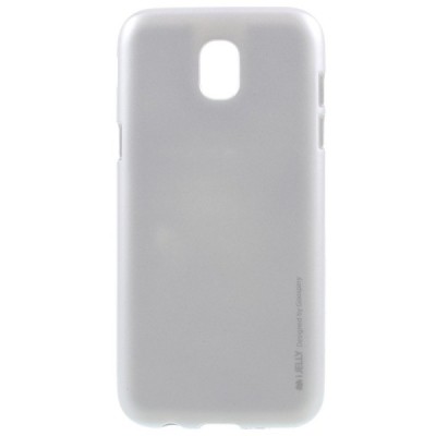 Samsung Galaxy J5 2017 (J530) Mercury sudrabs cieta silikona (TPU) apvalks / vacins.lv