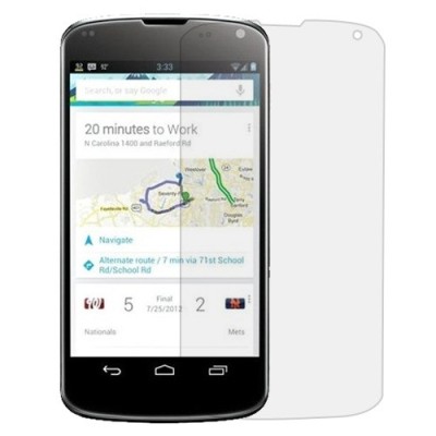LG Google Nexus 4 E960 apsauginė skaidri ekrano plėvelė / Priedai.lt