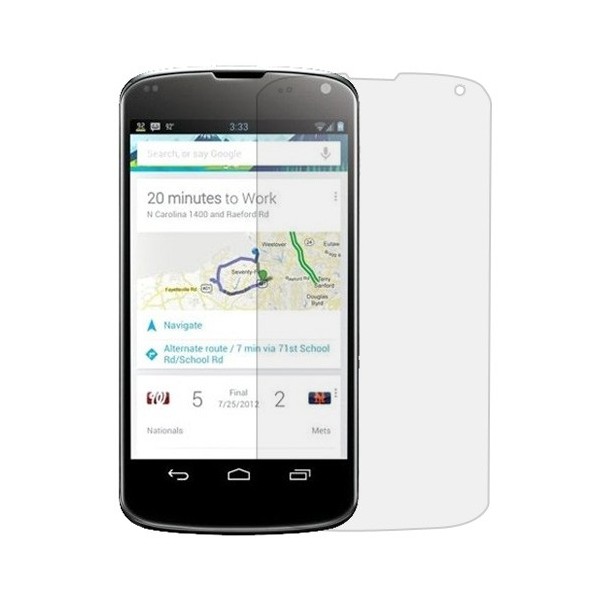 „GSW“ apsauginė ekrano plėvelė - skaidri (Nexus 4)