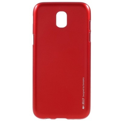 Samsung Galaxy J5 2017 (J530) Mercury sarkans cieta silikona (TPU) apvalks / vacins.lv