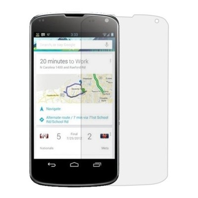 LG Google Nexus 4 E960 apsauginė skaidri ekrano plėvelė / Priedai.lt