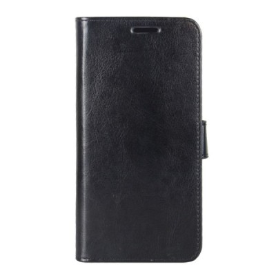 Nokia 8 atvēramais ādas melns Casual maciņš (maks) / Vacins.lv