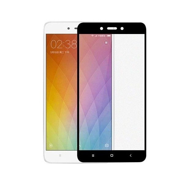 „Hat-Prince“ Tempered Glass apsauginis ekrano stiklas 0.26 mm - juodas (Redmi Note 4X)
