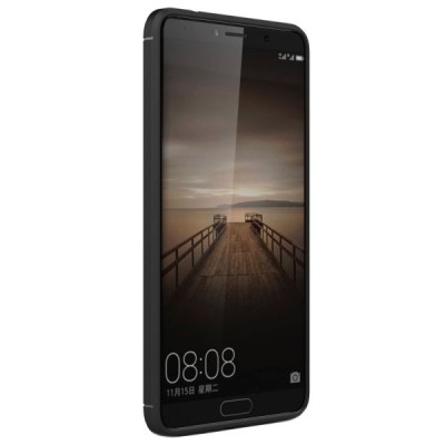 Huawei Mate 10 „Carbon“ kieto silikono TPU juodas dėklas - nugarėlė / Priedai.lt