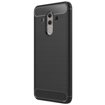 Huawei Mate 10 Pro „Mofi“ Carbon kieto silikono TPU juodas dėklas - nugarėlė | Priedai.lt
