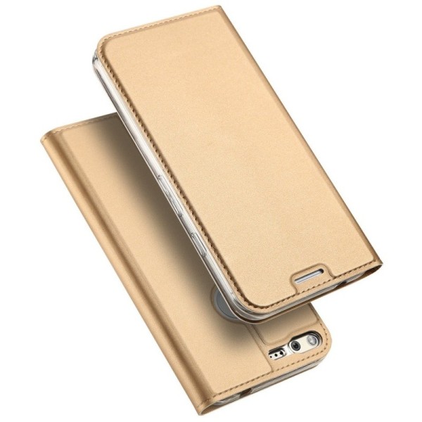 „Dux Ducis“ Skin atvērams maciņš - zelta (Pixel XL)