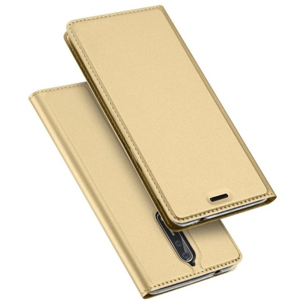 „Dux Ducis“ Skin atvērams maciņš - zelta (Nokia 8)