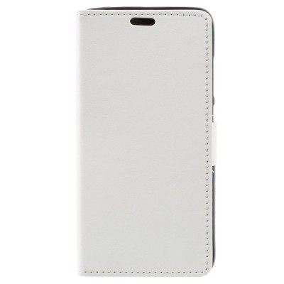 Xiaomi Redmi Note 4X atvēramais ādas balts maciņš, grāmata (maks) / Vacins.lv