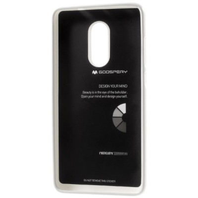 Xiaomi Redmi Note 4X Mercury balts cieta silikona (TPU) apvalks / vacins.lv