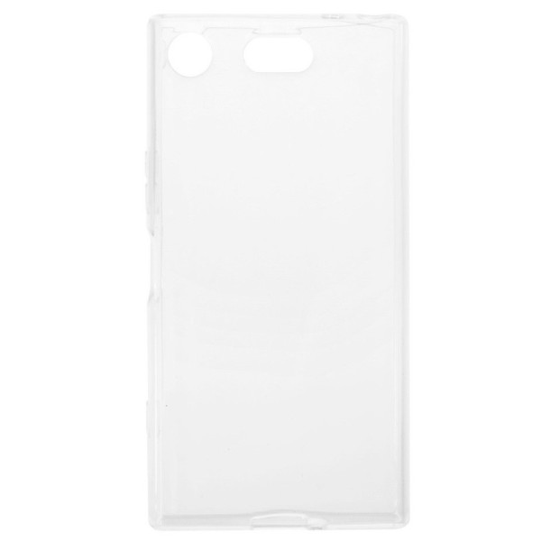 Kieto silikono (TPU) dėklas - skaidrus (Xperia XZ1 Compact)