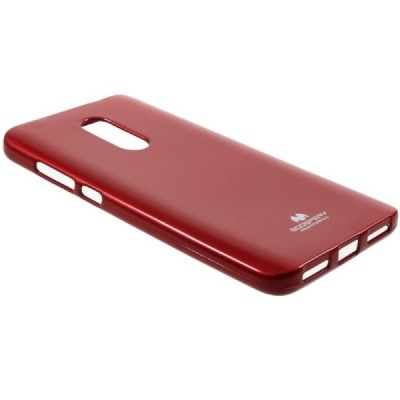 Xiaomi Redmi Note 4X raudonas Mercury kieto silikono (TPU) dėklas - nugarėlė / Priedai.lt