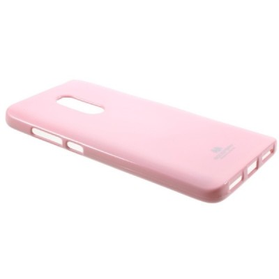 Xiaomi Redmi Note 4X Mercury gaiši rozs cieta silikona (TPU) apvalks / vacins.lv