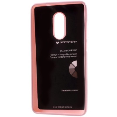 Xiaomi Redmi Note 4X Mercury gaiši rozs cieta silikona (TPU) apvalks / vacins.lv