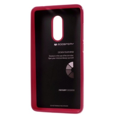 Xiaomi Redmi Note 4X Mercury tumši rozs cieta silikona (TPU) apvalks / vacins.lv