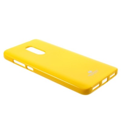 Xiaomi Redmi Note 4X Mercury dzeltens cieta silikona (TPU) apvalks / vacins.lv