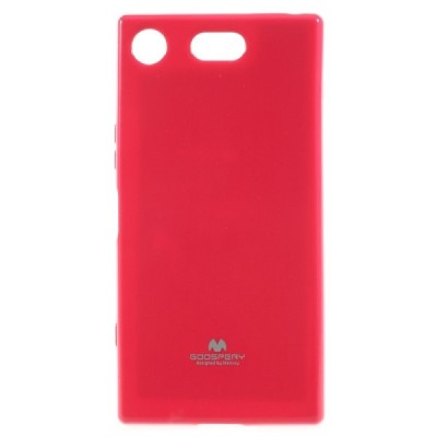 Sony Xperia XZ1 Compact Mercury tumši rozs cieta silikona (TPU) apvalks / vacins.lv