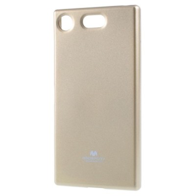 Sony Xperia XZ1 Compact Mercury zelta cieta silikona (TPU) apvalks / vacins.lv